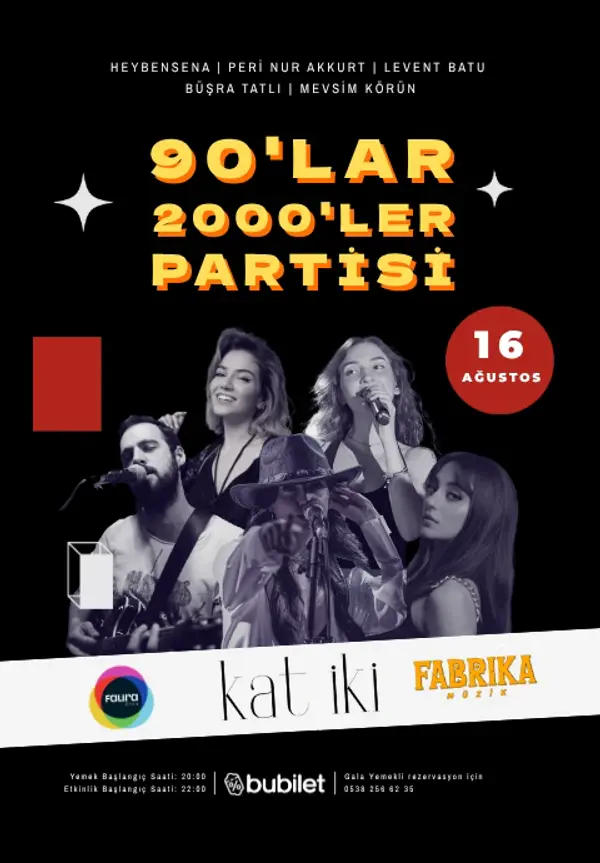 Fabrika Müzik ile 90’lar & 2000’ler Partisi thumbnail
