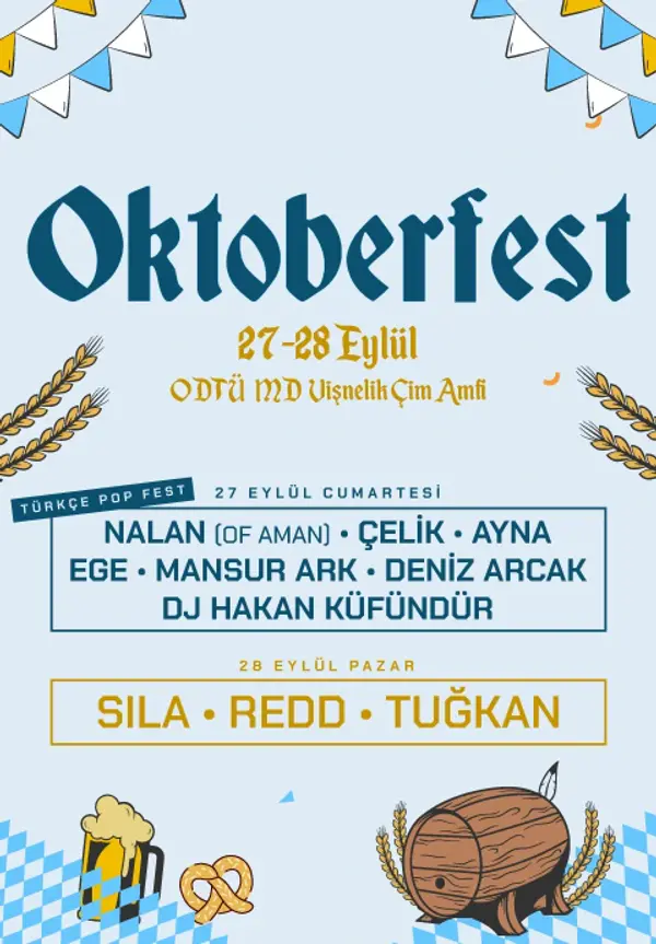Oktoberfest - Nalan, Çelik, Ayna, Ege, Mansur Ark, Deniz Arcak ve DJ Hakan Küfündür, Sıla, Redd, Tuğkan thumbnail
