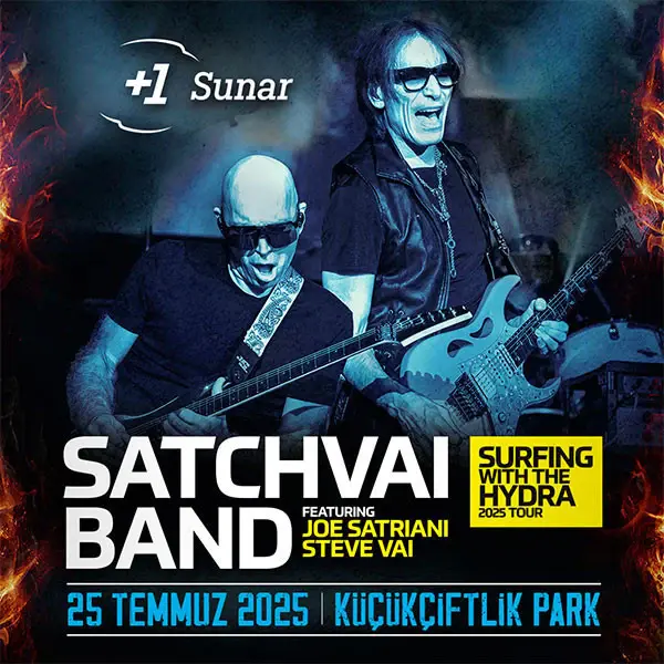 +1 Sunar: SatchVai Band (Joe Satriani & Steve Vai) thumbnail