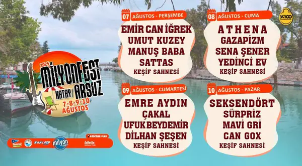 MilyonFest Arsuz 2025 - Cumartesi thumbnail